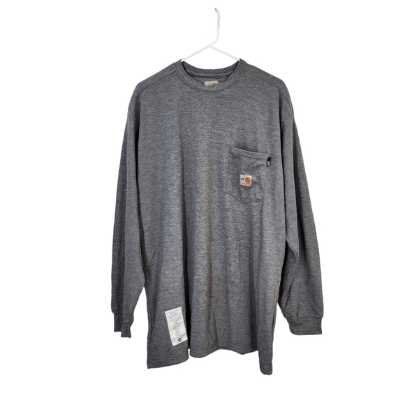 Carhartt Men's Flame Resistant Long Sleeve T-Shirt - XL - Picture 1 of 6